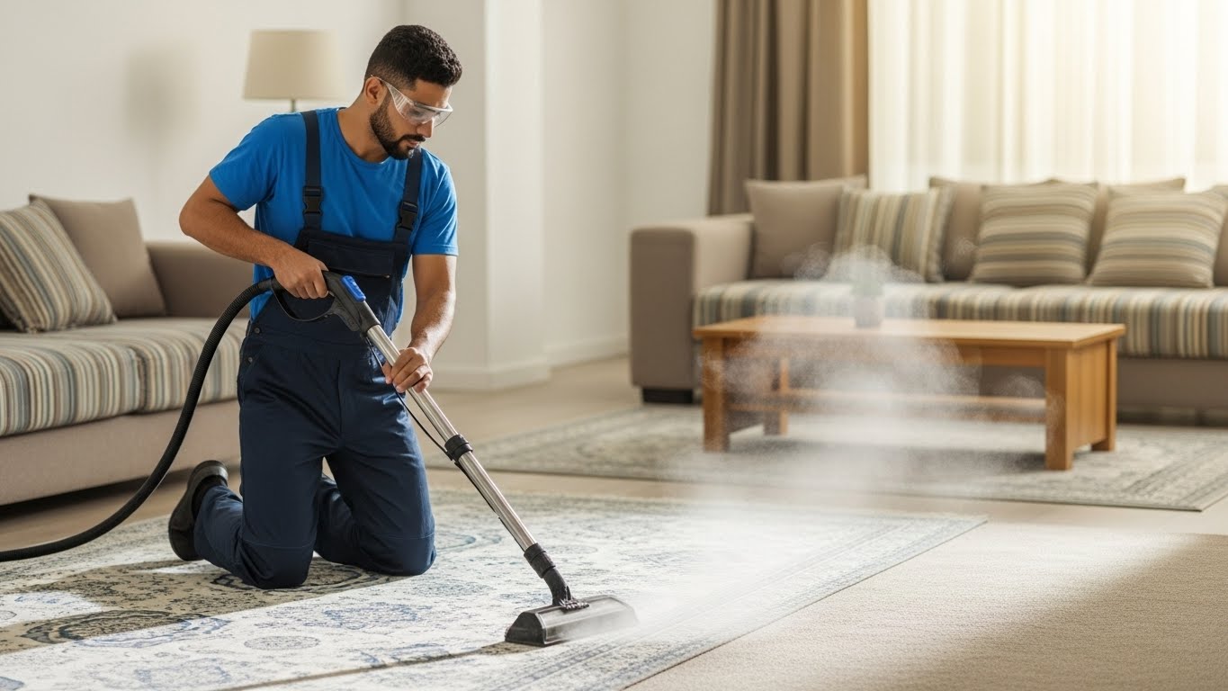 تنظيف السجاد بالبخار التقنية الأحدث للتخلص من البقع والجراثيم بفعالية مذهلة